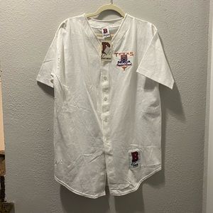 University of Texas Longhorns Boa Pro Classic Baseball Cotton Jersey Made in USA